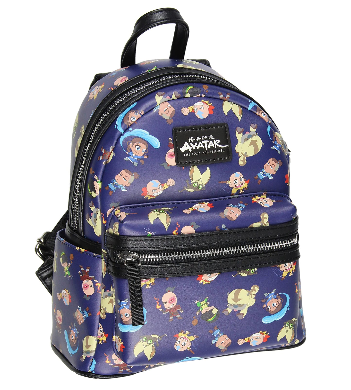 INTIMO Nickelodeon Chibi Avatar The Last Airbender Characters Aang Zuko Katara Appa Toph Sokka Mini Backpack 10"