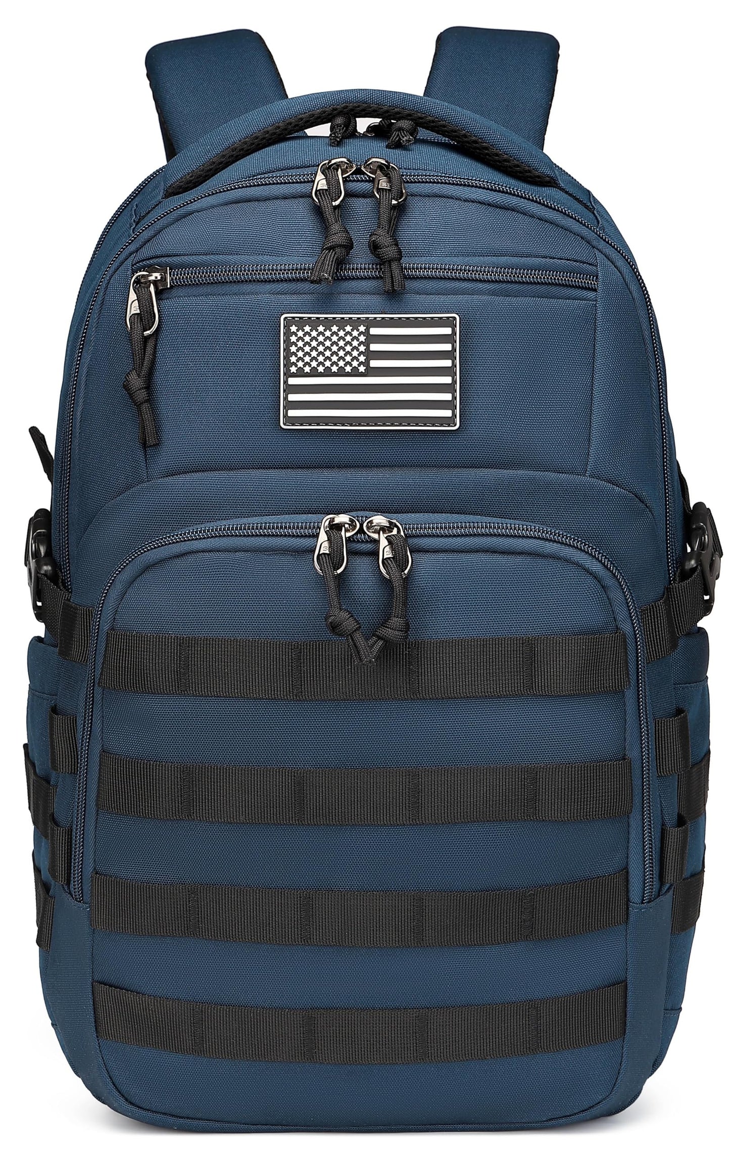Wotony Military tactical backpack, backpack for men black small tactical assault bag (blue, 18.5 inch)
