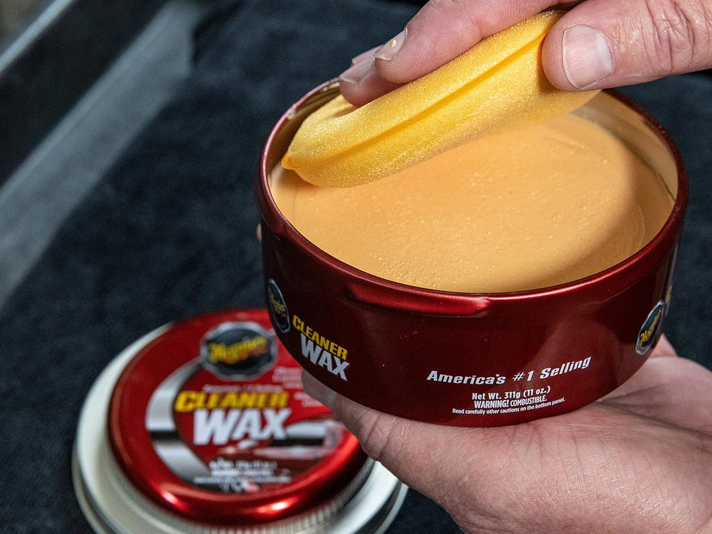 Meguiar's Cleaner Wax - Easy-To-Use Paste Wax for Light Defects & Glossy Shine | 11 Oz