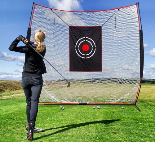 KAIDIDA Golf Practice Net Backyard 7x7FT: Durable Swing Training Target – Indoor Outdoor Garage Home Use – Portable for Adults & Men Golfer Beginners