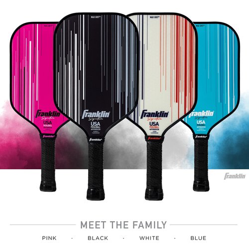 Franklin Sports Pro Pickleball Paddle - Pro Tournament Pickleball Paddle - Extra Grip MaxGrit Technology - Ben Johns Signature Pickleball Paddle, Model:52783
