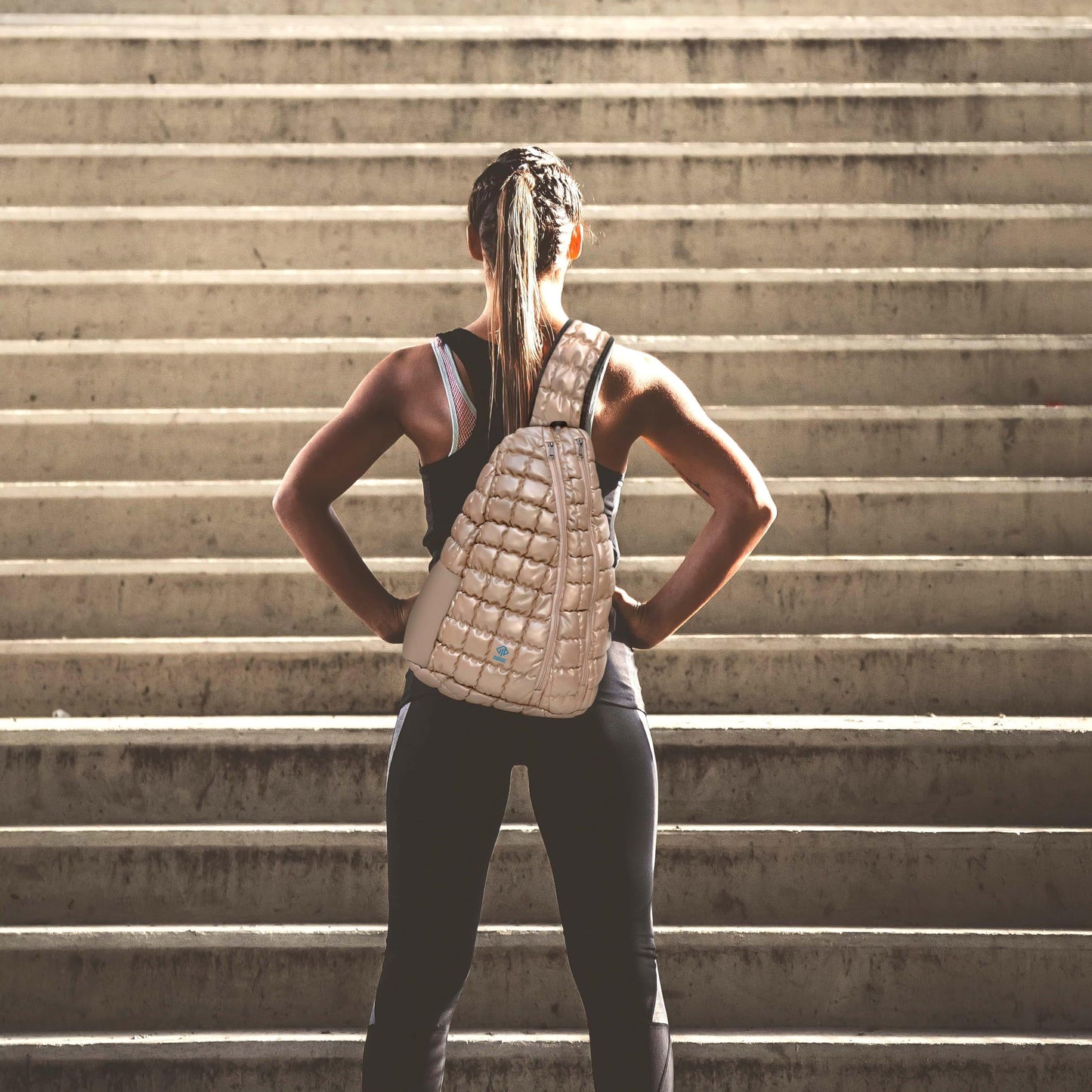 Nupouch Puffy Atheisue Bag, Fashion, Travel, Pickleball, Weekend Trip, Sling, Daily Use, Champange