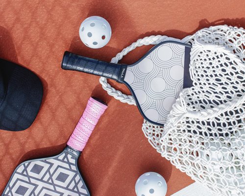 Pickle Grips Pickleball Paddle Grip Tape by YALLA - Black Overgrip Grip Wrap for Pickleball Racquet- Moisture Wicking Paddle Grip Wrap (2 Pack)
