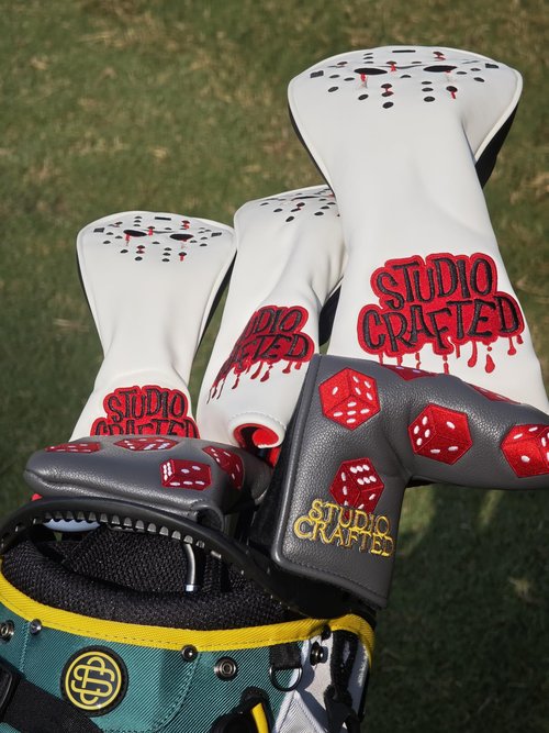 Studio Crafted Las Vegas Blade Golf Putter Head Cover Magnetic Closure Golf Blade Putter Cover