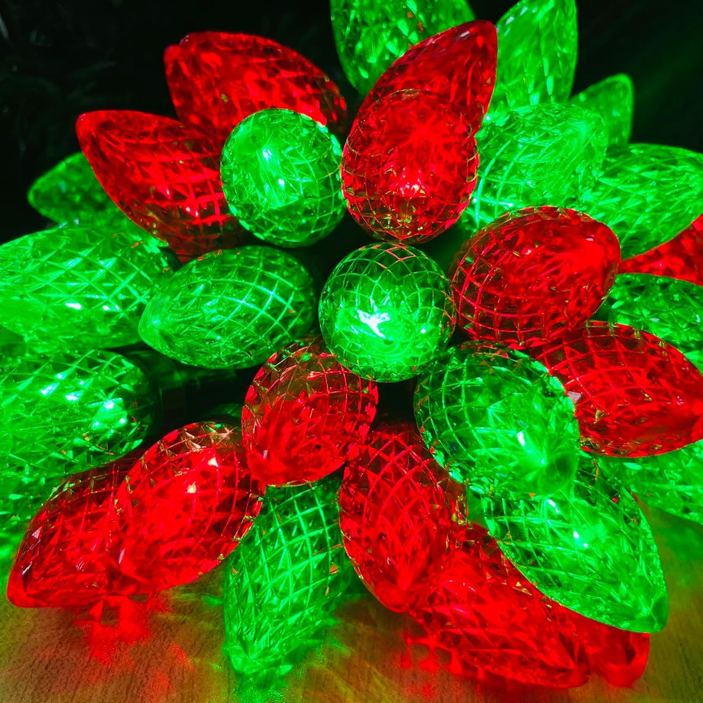 100 LED Orange & Purple C9 Halloween String Lights - Waterproof, 98FT, 13 Modes for Indoor/Outdoor Party Decor