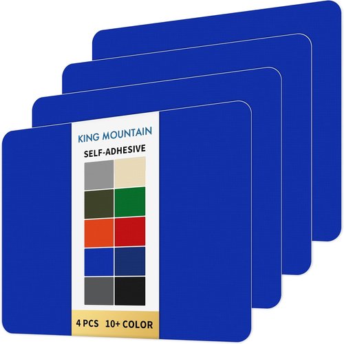 KING MOUNTAIN Nylon Fabric Repair Patch - Waterproof 9x11 Inches Kit for Quick Repairs | 4 Pcs (Blue)