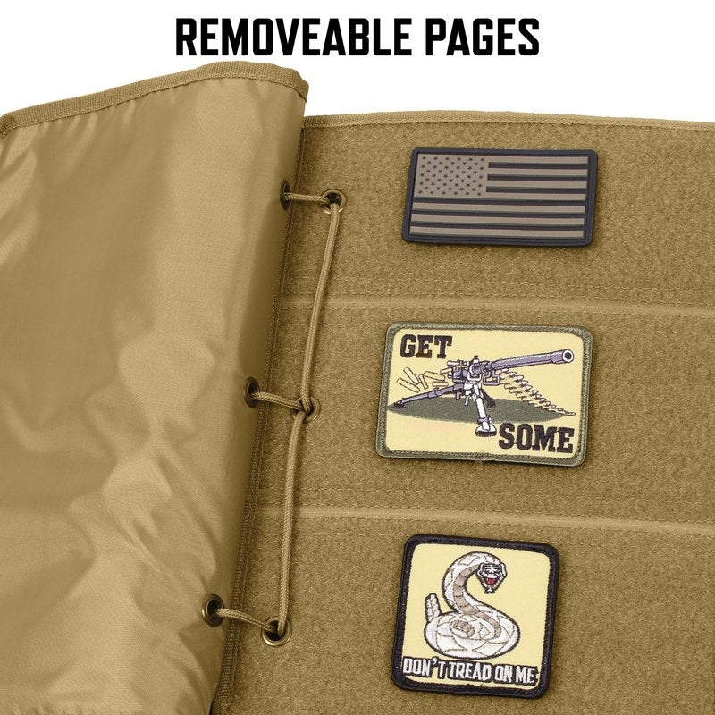 Rothco Hook & Loop Patch Book - Organize Your Collection of Patches with Ease - 8 1/2 x 11 3/6
