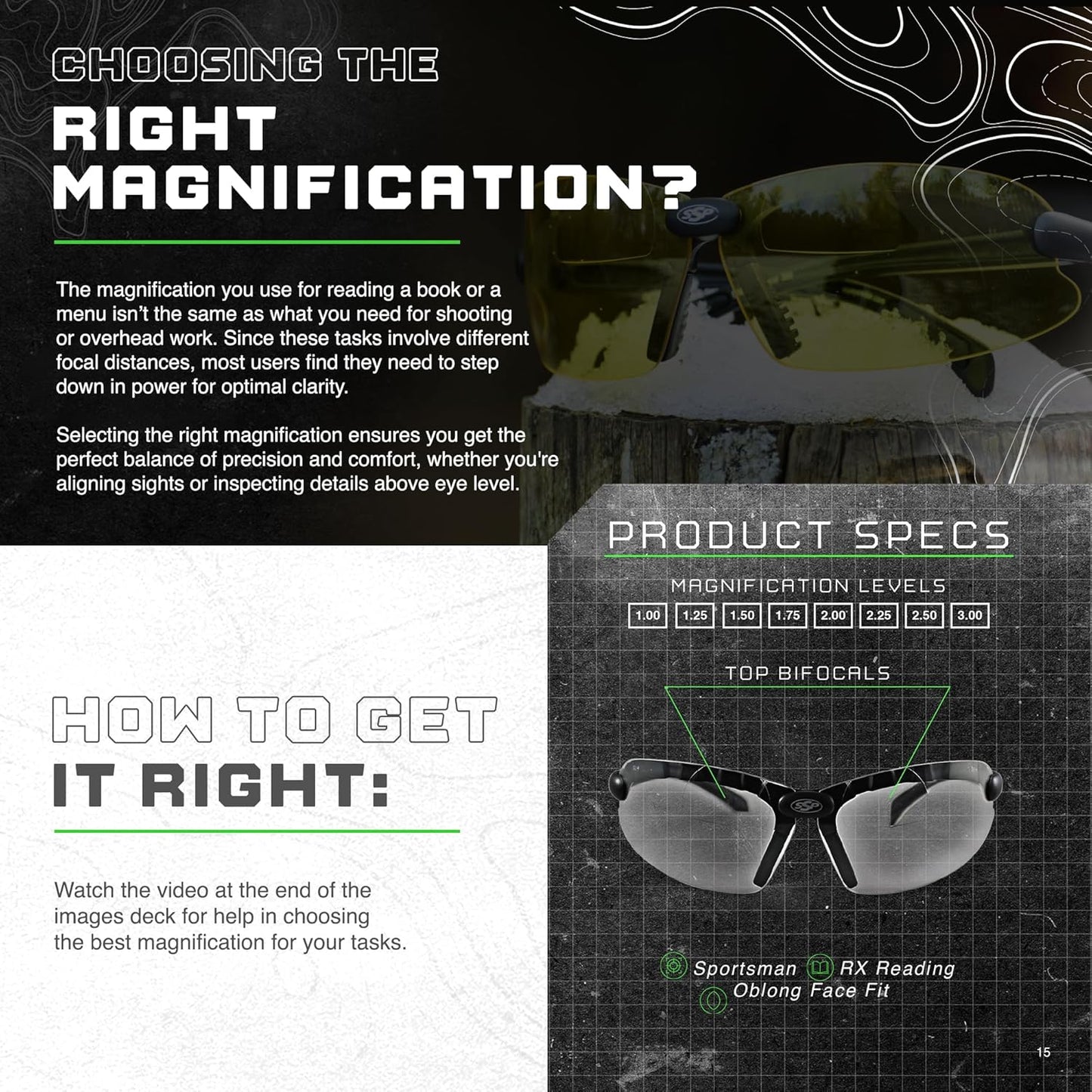 SSP Eyewear Tactical Safety Shooting Glasses - HD A-Eye NVR/Fog Lenses for Ultimate Clarity