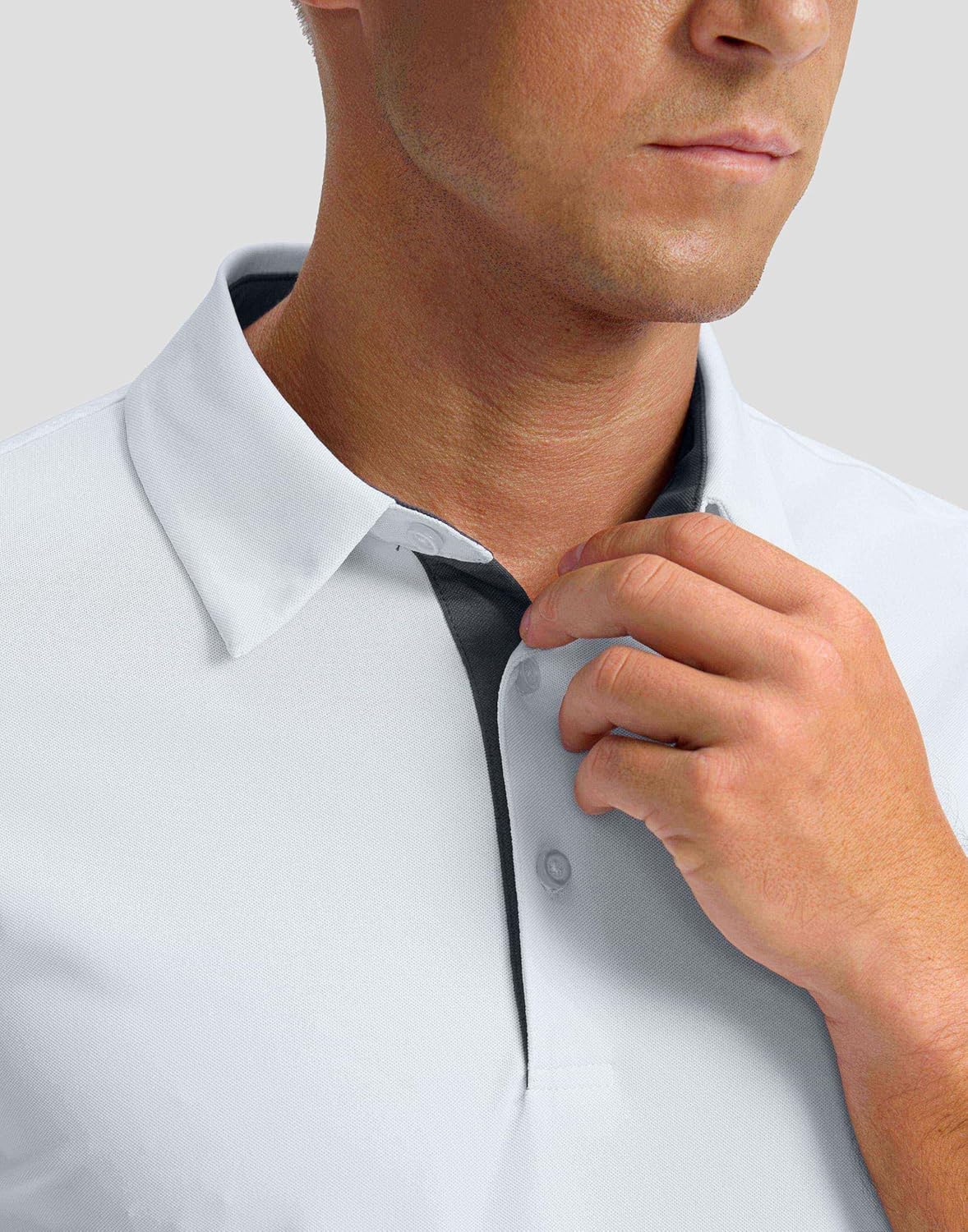 Skiennix Men's Golf Shirts - Moisture-Wicking Performance Polo | Short Sleeve Casual & Athletic Wear