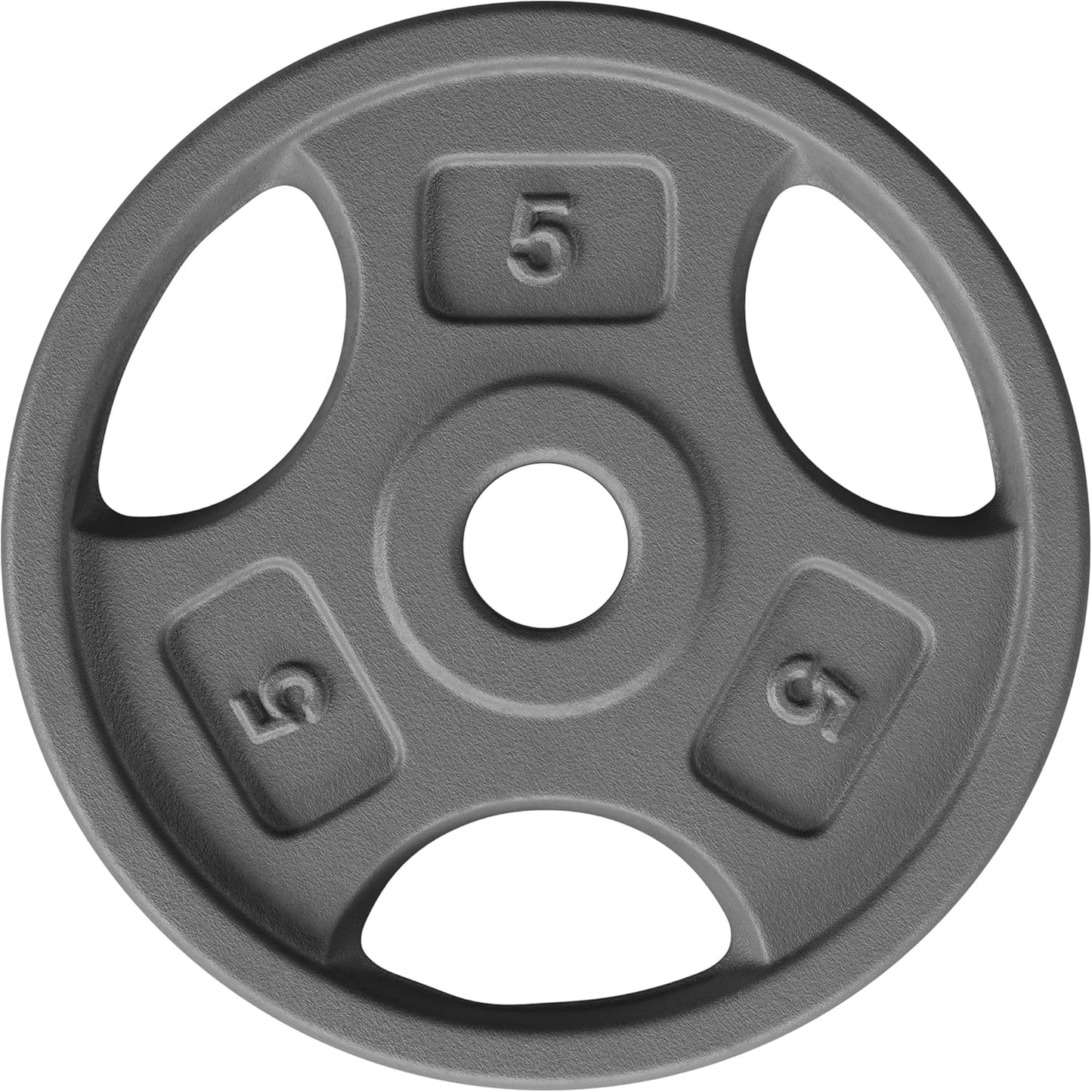 Yes4All Grip Weight Plates - Cast Iron for Strength Training | Multiple Sizes 2.5 lb to 35 lb