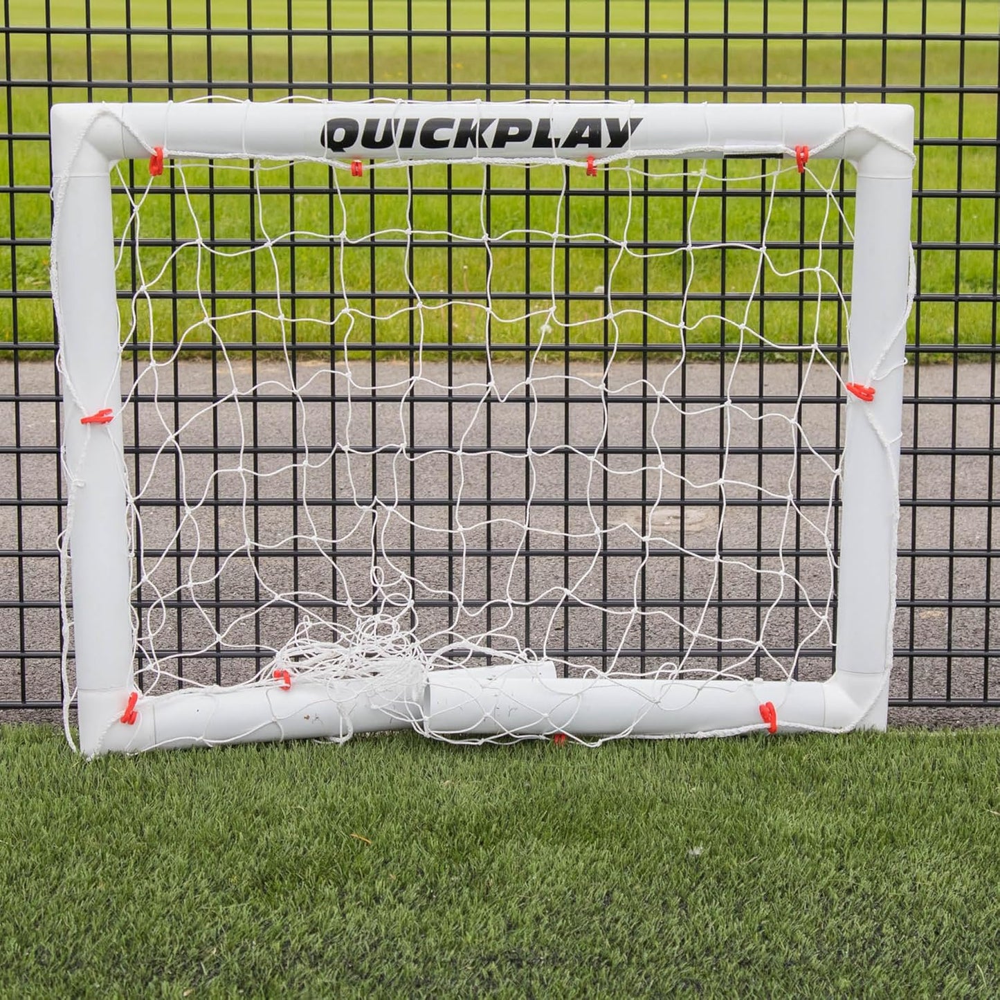 QUICKPLAY Q-Fold Soccer Goal - Portable & Weatherproof Design | Easy 30-Second Setup for All Ages