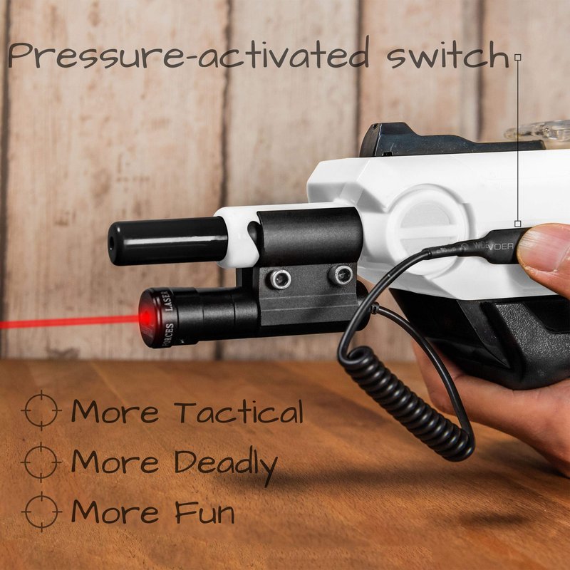 Cosy Meadow Laser Sight Beam | Works with Bug & A Fly Salt Gun 3.0 2.0 | Asalt Scope Fits Lawn & All Versions of Insect Assault Shotgun | Airsoft BB Pump Shooter Rifles