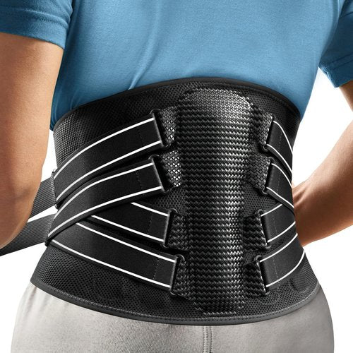 KineApex Back Brace for Lower Back Pain, Back Support Belt for Men & Women for Sciatica, Scoliosis and Herniated Disc Relief, Breathable+Lumbar Support Pad Provide 10X Support Fits 35.5-39.4"(Size L)