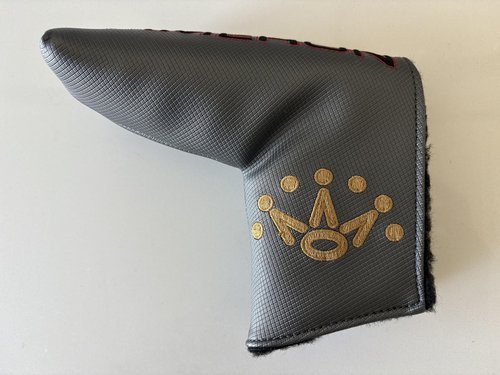 New SCOTTY CAMERON Newport Gray Blade Cover Putter Headcover - 100% Authentic