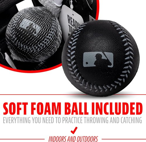 Franklin Sports Kids Baseball Gloves - RTP Youth Teeball Glove & Ball Set | 9.5" Mitt for Boys & Girls