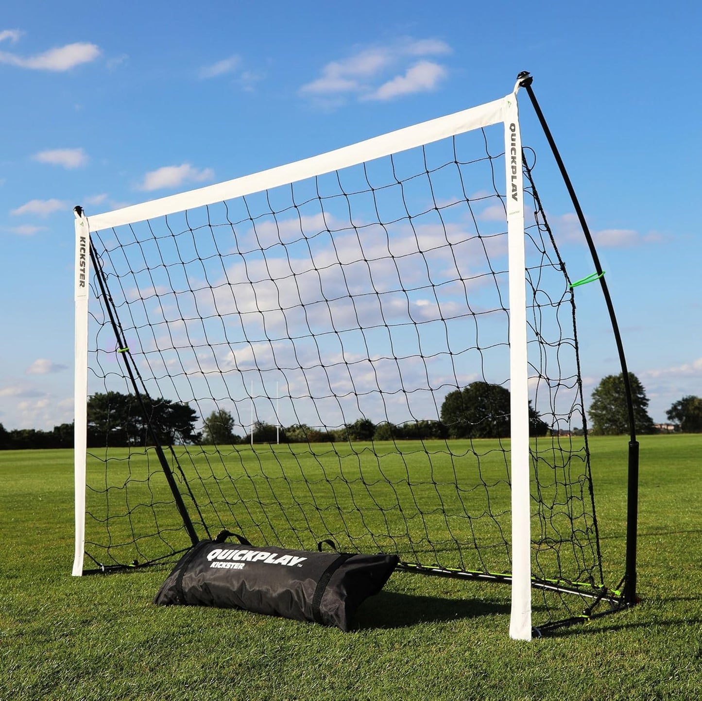 Quickplay Kickster Soccer Goal - Ultra Portable Design | Easy Setup | Includes Net & Carry Bag | 7 Sizes Available