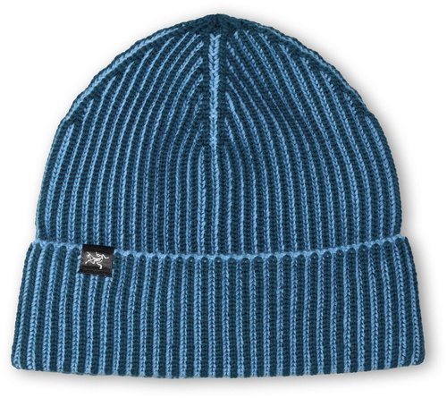 Arc'teryx Ribbed Toque | Warm Wool-Blend Toque for Winter Hiking | Nightscape/Glacial, One Size