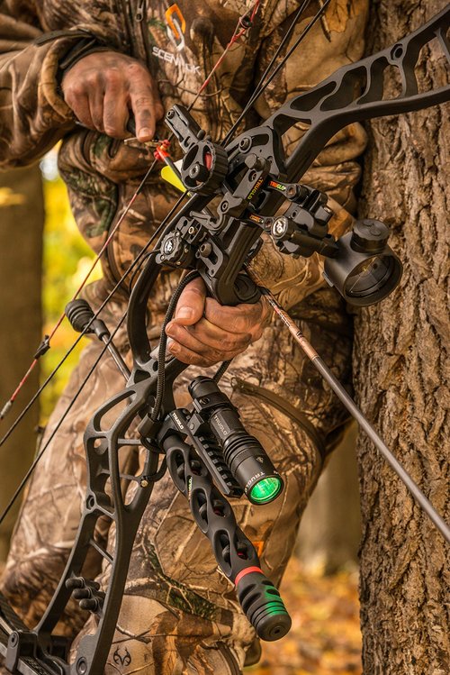 TRUGLO Universal Picatinny Rail Mount Versatile Durable Aluminum Hunting Bowfishing Accessories Holder with 9 Rail Slots