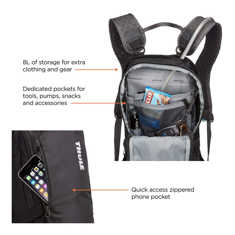 Thule Uptake Hydration Pack, Black, 8L