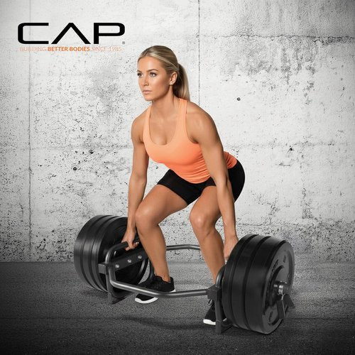 CAP Barbell Olympic Trap Bar - Versatile Shrug Bar for Deadlifts | Durable Steel Construction
