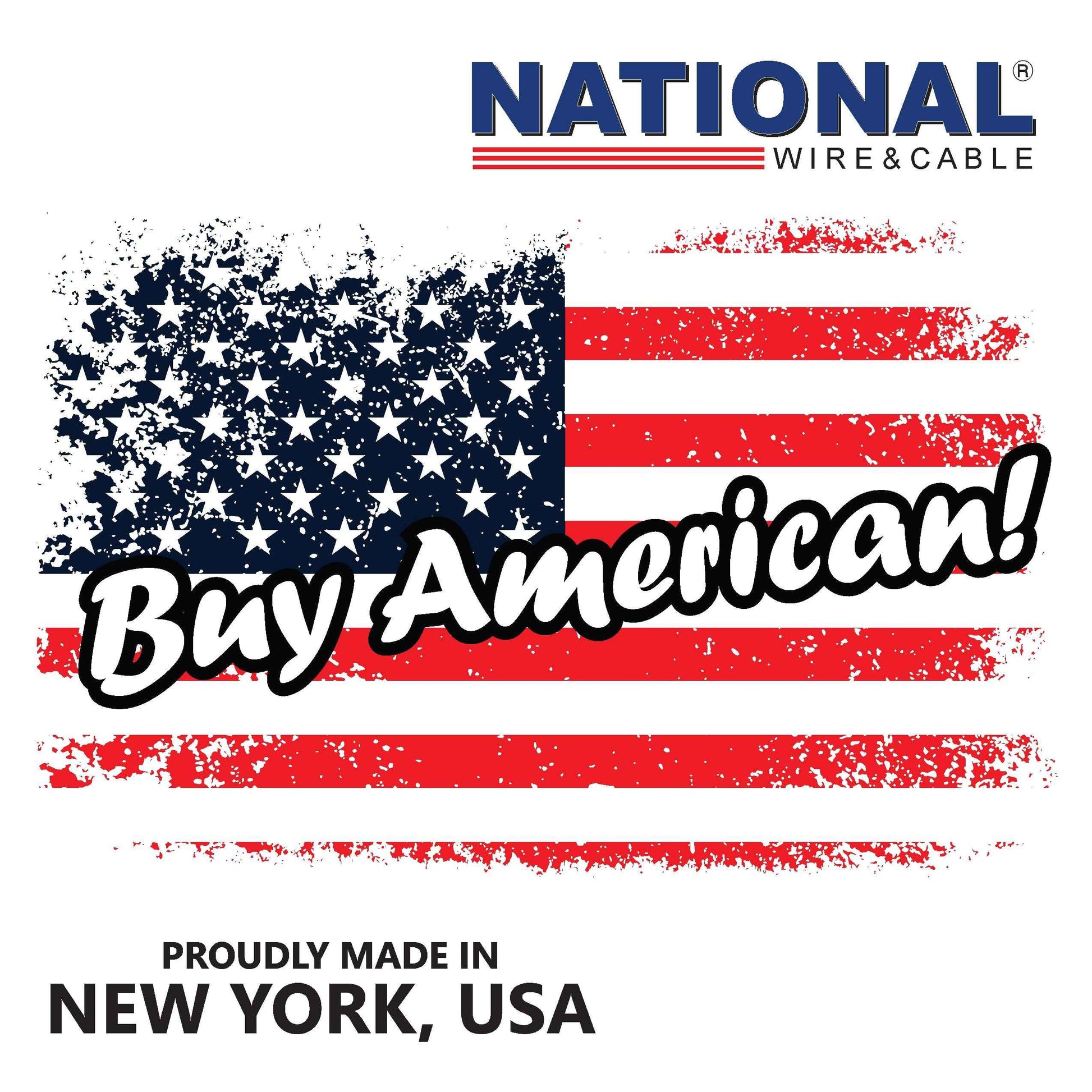 NATIONAL Wire & Cable – 10 AWG 4-Conductor Premium Copper Wire, 25 ft, Stranded | Made in USA, Heavy-Duty Flexible Jacket | Automotive, Solar, Battery, Indoor and Outdoor Use