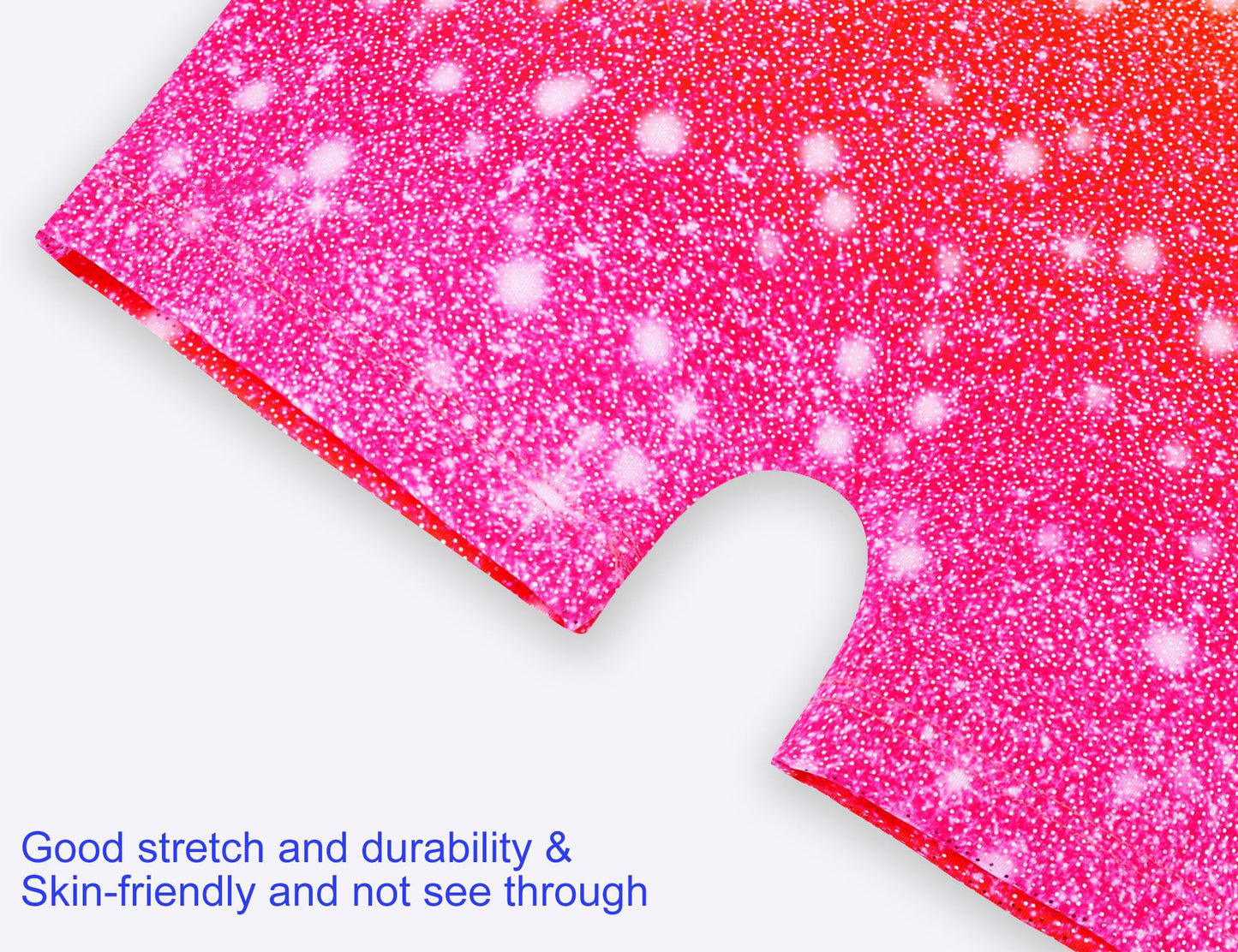Domusgo Girls Gymnastics Leotards Size 8-9 Years Old Sparkle Red Rose Sleeveless Biketards One Piece Tumble Bodysuits Gym Outfit