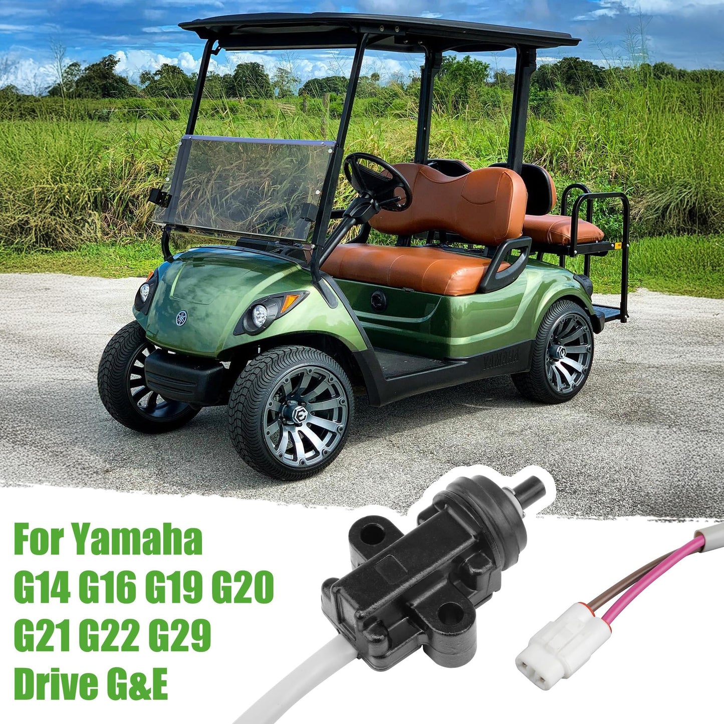 10L0L Golf Cart Stop Switch - Replacement Accelerator Micro Switch for Yamaha G14 G16 G19 G20 G21 G22 G29/Drive Gas & Electric Golf Carts - JF7-82817-20-00 Jf7-82817-22