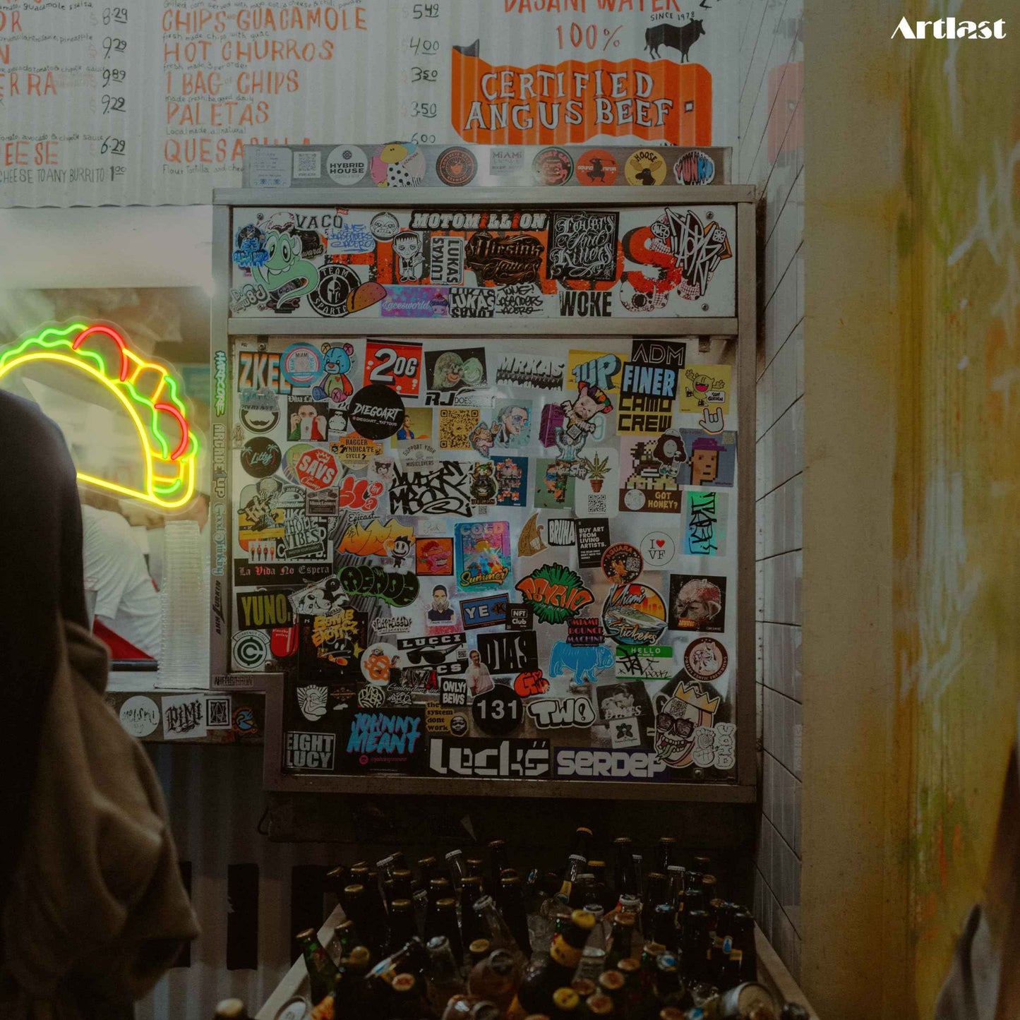 Artlast Tacos Shaped Neon Sign LED Neon Taco Signs for Mexican Food Restaurant Wall Decor Tacos Decorations for Taco Bar Party Kitchen Bedroom Wall Art Decor Signs