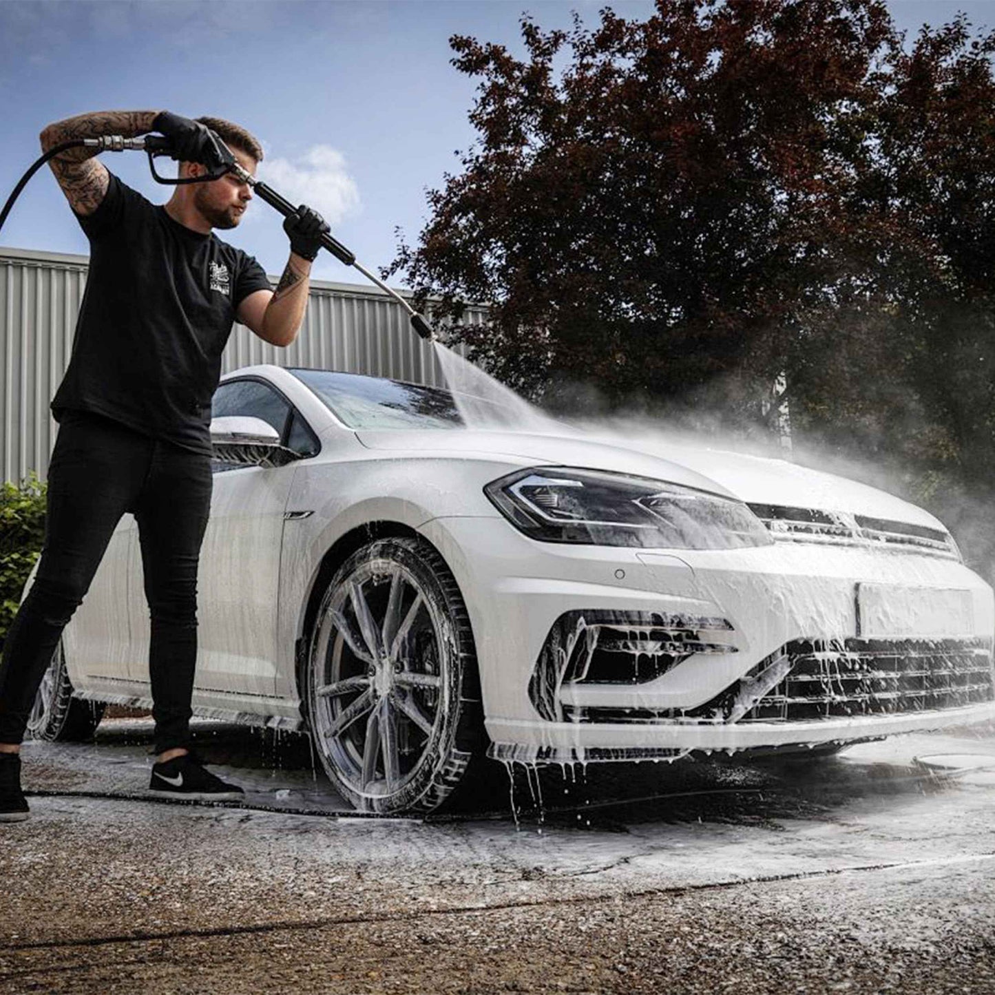 PWACCS Pressure Washer Chemical Injector, Downstream Injector Kit with 3/8 Inch Connectors, 2-3 GPM, 3200 PSI