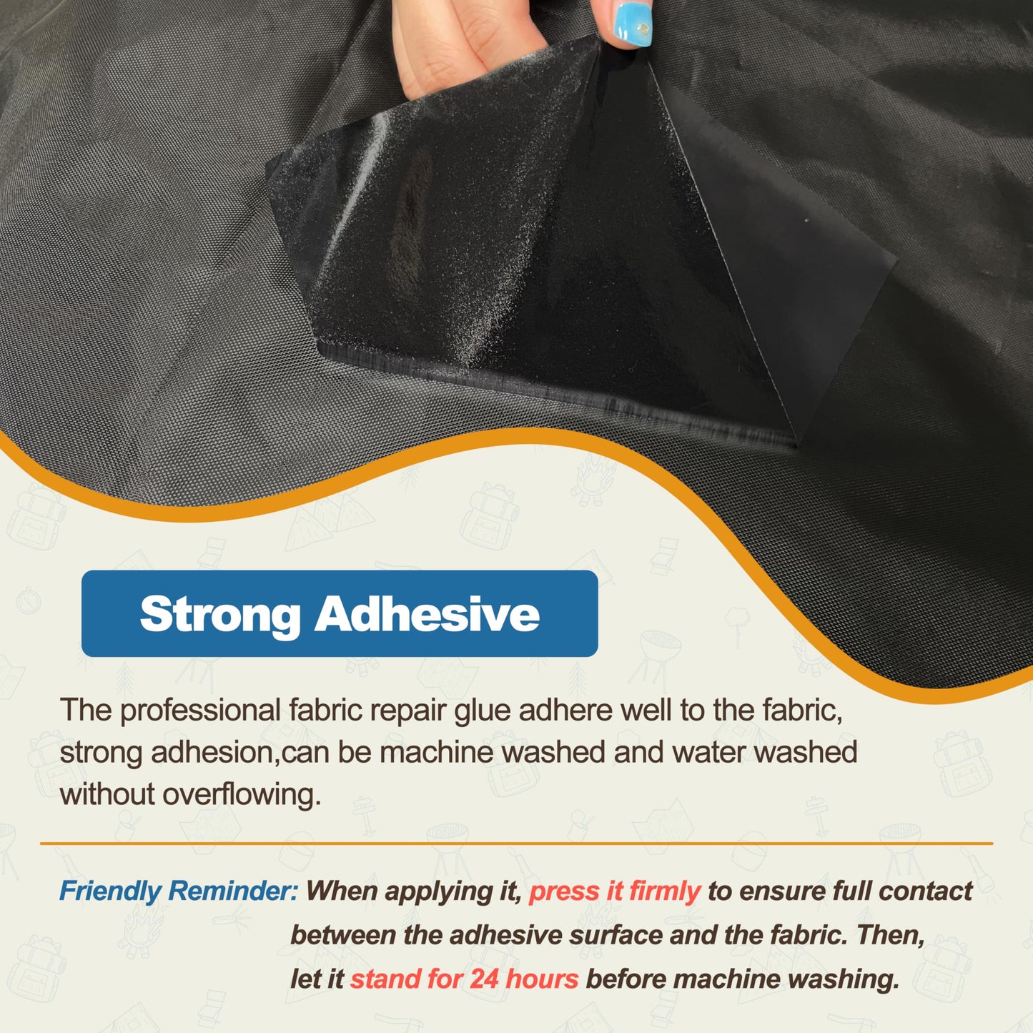 KING MOUNTAIN Self Adhesive Nylon Fabric Repair Tape, 4×63 Inches, Quick Down Jacket Repair Patch, Waterproof Outdoor Gear Patch Kit for Tent,Backpacks,Umbrella, Gloves, Sleeping Bag (Grass Green)