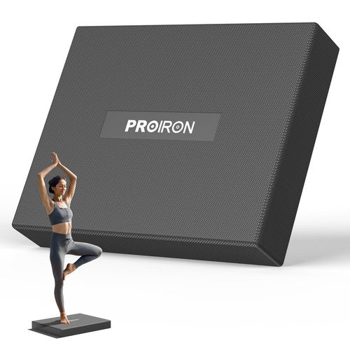 PROIRON Balance Pad,Super Wear-resistant PU- NOT TPE!!!- Foam Balance Pad with Superb Rebound Performance for Stability Training,Physical Therapy,2.2 Inch Extra Thick Anti Fatigue Mat,Standing Desk Mat Office Home