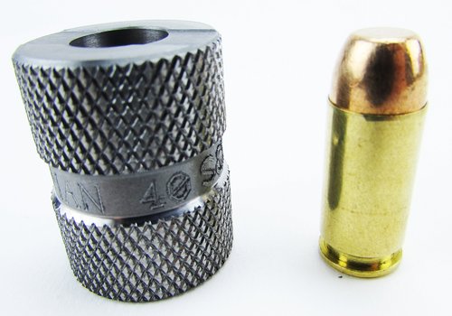 Lyman Reloading 40 S and W Pistol Max Cartridge Gauge, Gray
