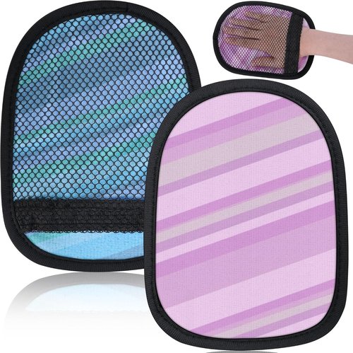 Codree Sand Wipe Off Mitts - 2 Pcs Stripe Sand Remover for Beach & Outdoor Activities