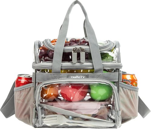 J.CARP Clear Backpack - Heavy Duty Transparent Design for Durability | Ideal for Events and Travel