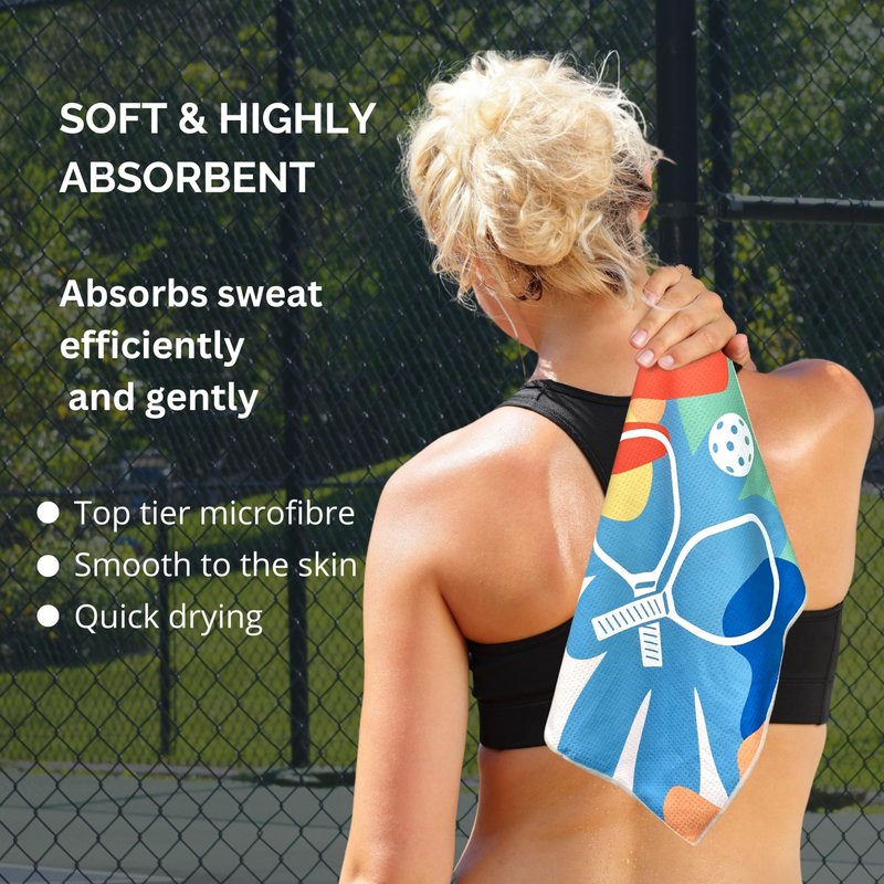 ONISSI Magnetic Pickleball Towel with Clip | Microfiber Sweat Towels for Men and Women | Trendy Accessories and Gifts for Pickleball Lovers