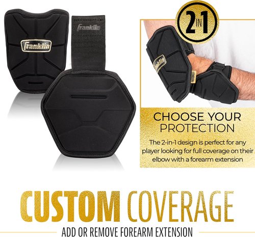 Franklin Sports Baseball Elbow Guard - PRT Series Protective Shield for Adults & Youth Batting