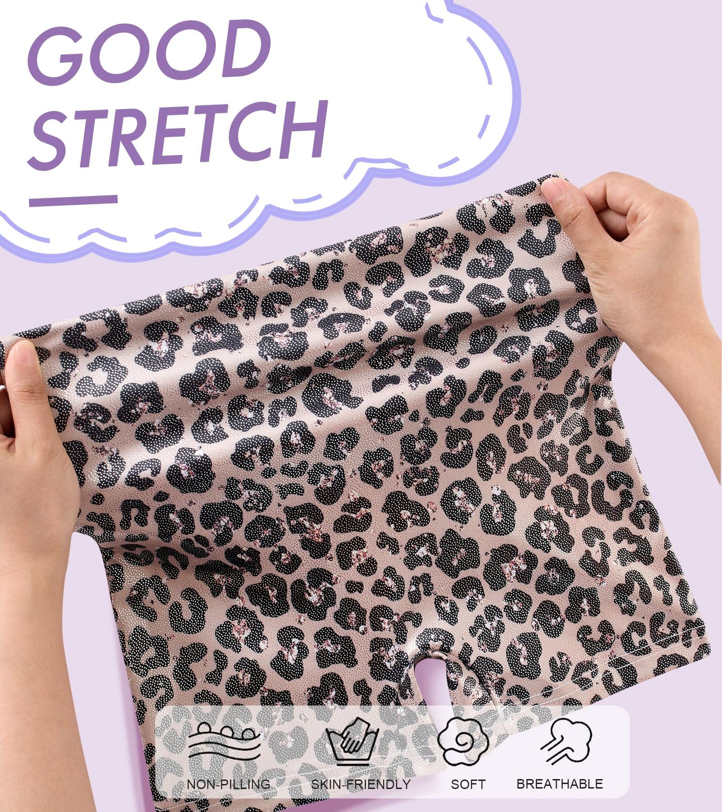 uideazone Ballet Leotards for Girls Size 7 Size 8 Sparkly Sequin Stretchy One-piece Unitards Kids Leopard Gymnastics Tumbling Outfits