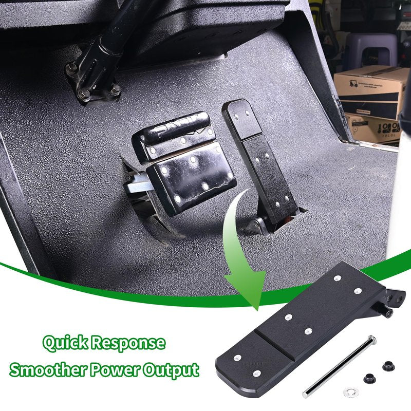 10L0L Golf Cart Accelerator & Brake Pedal Pad Kit Compatible with EZGO TXT G&E Golf Cart Models, OEM# 25799-G01, 25799-G03