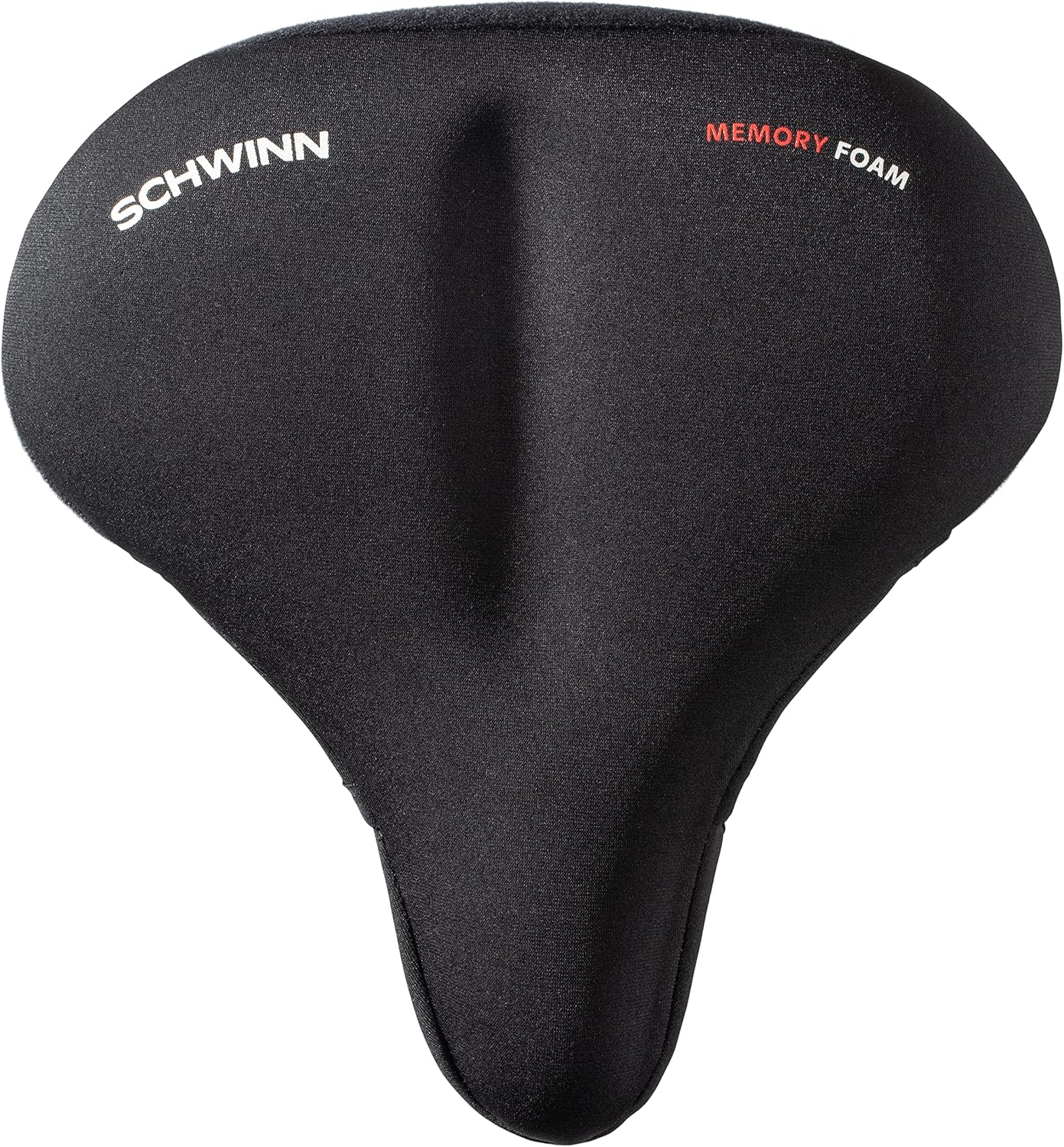 Schwinn Bike Seat Cover - Memory Foam Saddle Cover for Extra Comfort | Weather-Resistant, Dual Straps