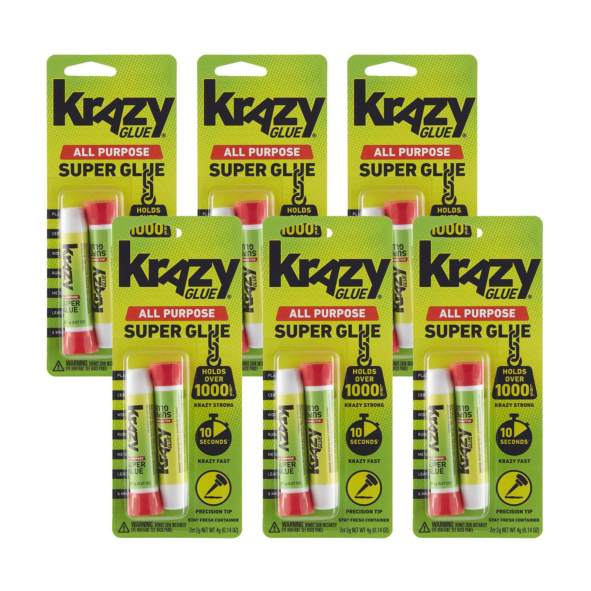Krazy Glue Precision Tip Glue, Clear 12 Count