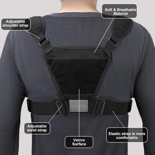 DEYACE Tactical Chest Bag - Adjustable Gun Vest Holster for Men | EDC Pack for Workouts, Running, Hiking