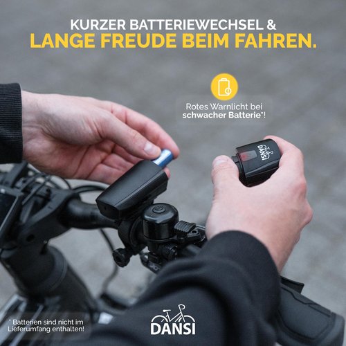 DANSI Bike Lights for Night Riding, Super Bright with Flashing Functions. Easy to Install Bike Light Set, Bike Accessories for Men Women Kids Road Mountain Cycling Bicycle Accessories Bicycle Light