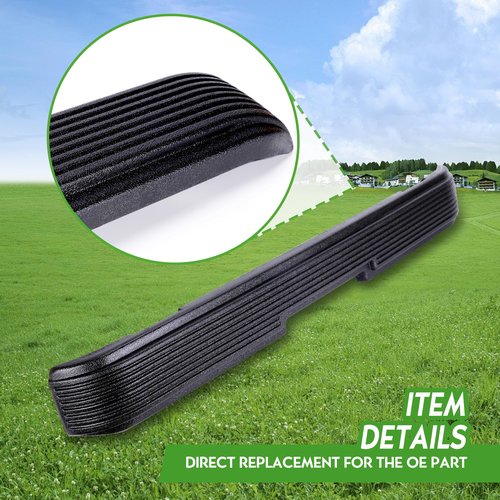 10L0L Golf Cart Rear Bumper for Club Car DS 1993-Up Gas & Electric Models, Replaces OEM 1016379