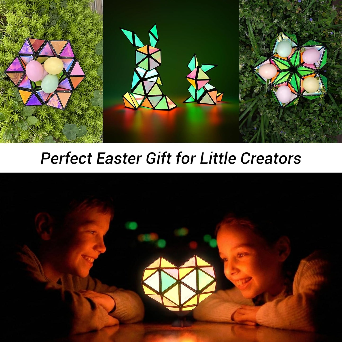 TOSY Magnet Pyramid Fidget Cube - Transforms into 1 Billion Shapes | 243 Rare Earth Magnets, Glowing Design