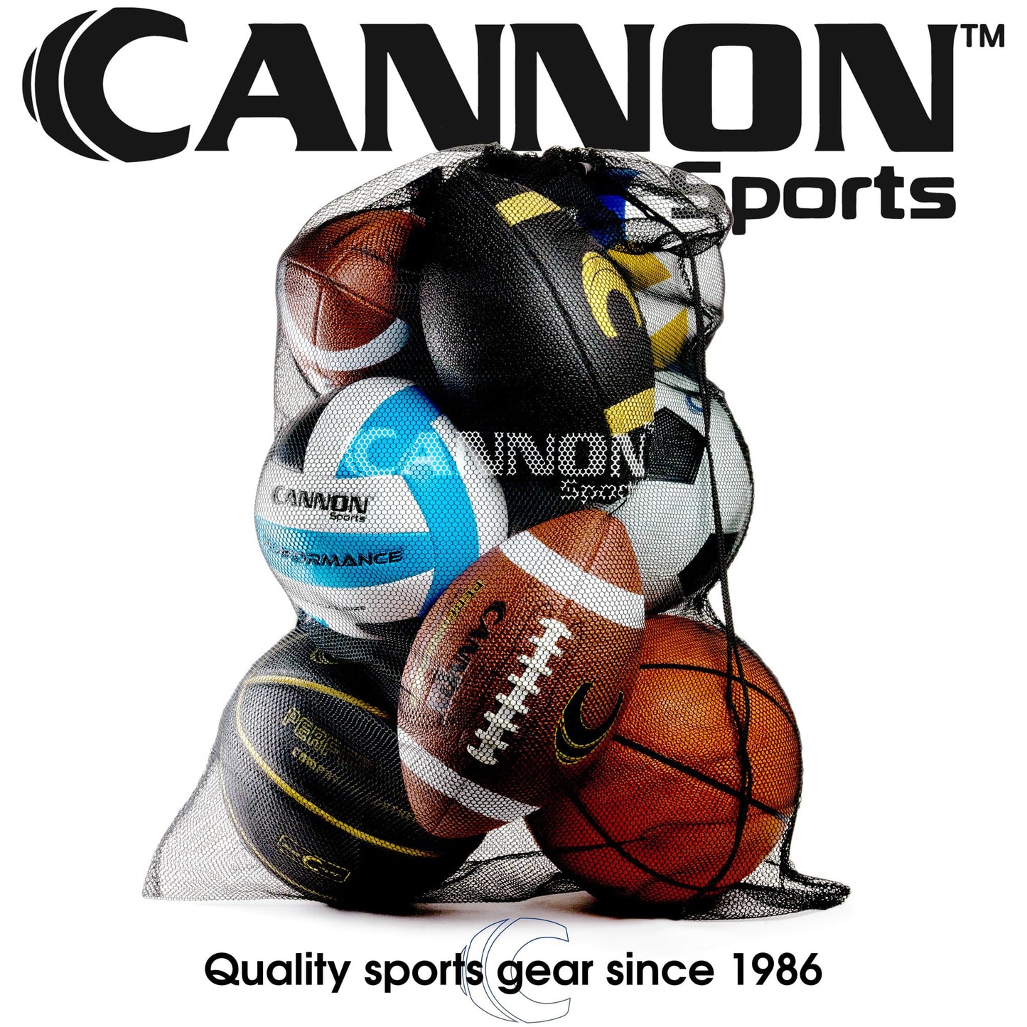 Cannon Sports Heavy Duty Basketball Net Replacement - 21 Inches - 12 Loop Standard Size - Weather Resistant for Indoor/Outdoor Courts - Fits All Standard Rims (Lime Green)