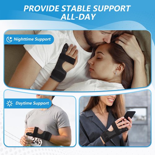 joingood Pinky Finger Splint, Finger Splint for Pinky, Broken Finger, Trigger Finger, Metacarpal Splint Hand Brace, Little Finger Brace for Tendonnitis, Pain Relief, Fits for Left & Right Hand(M)