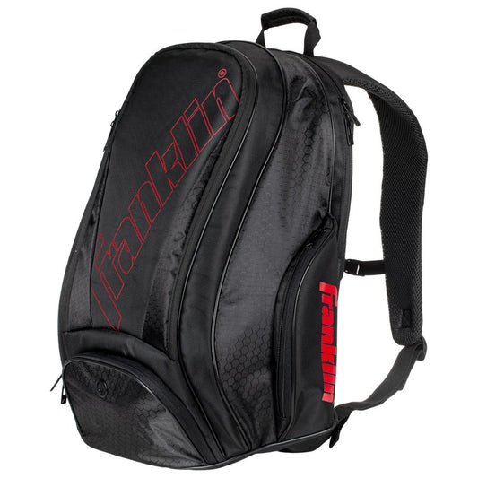 Franklin Sports Pickleball Bags - Deluxe Competition Pro Backpack for Gear + Equipment - Pickleball Bag for Men + Women - Holds Paddles, Balls + Accessories - Elite Nylon Fabric