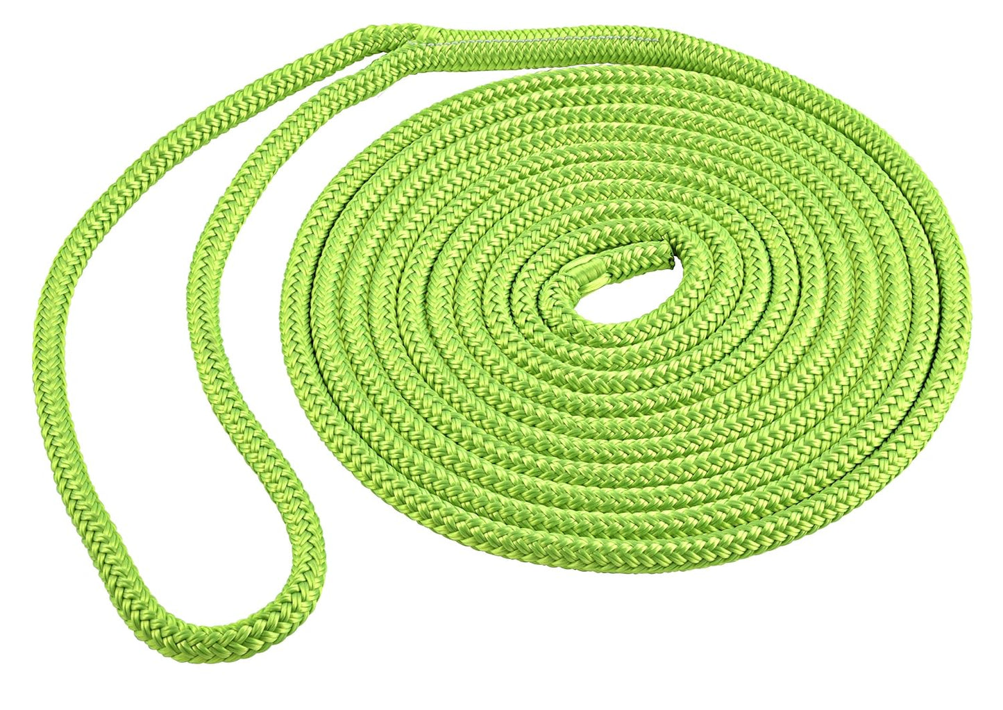 Shoreline Marine Dock Line - Durable Double Braid Polyester, 3/8" x 15' for Secure Mooring