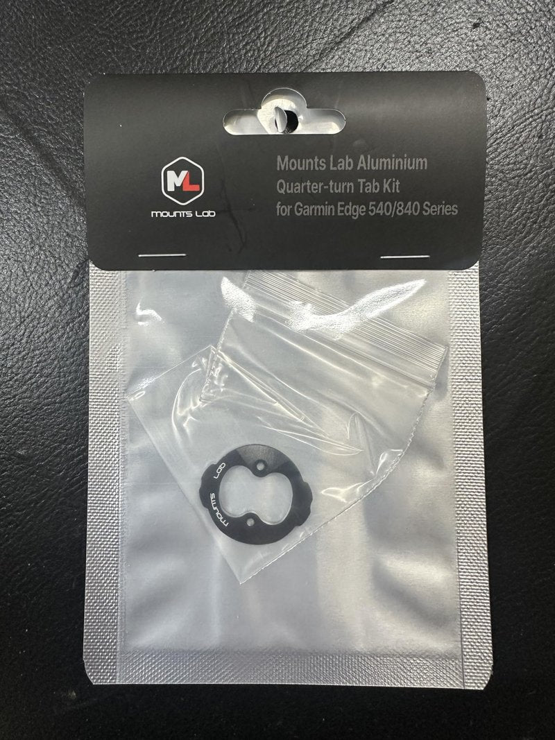 Mounts Lab Aluminium Quarter-Turn Tab/Repair Kit Compatible with Garmin Edge 540/840 Series – Replacement Mounting Tab