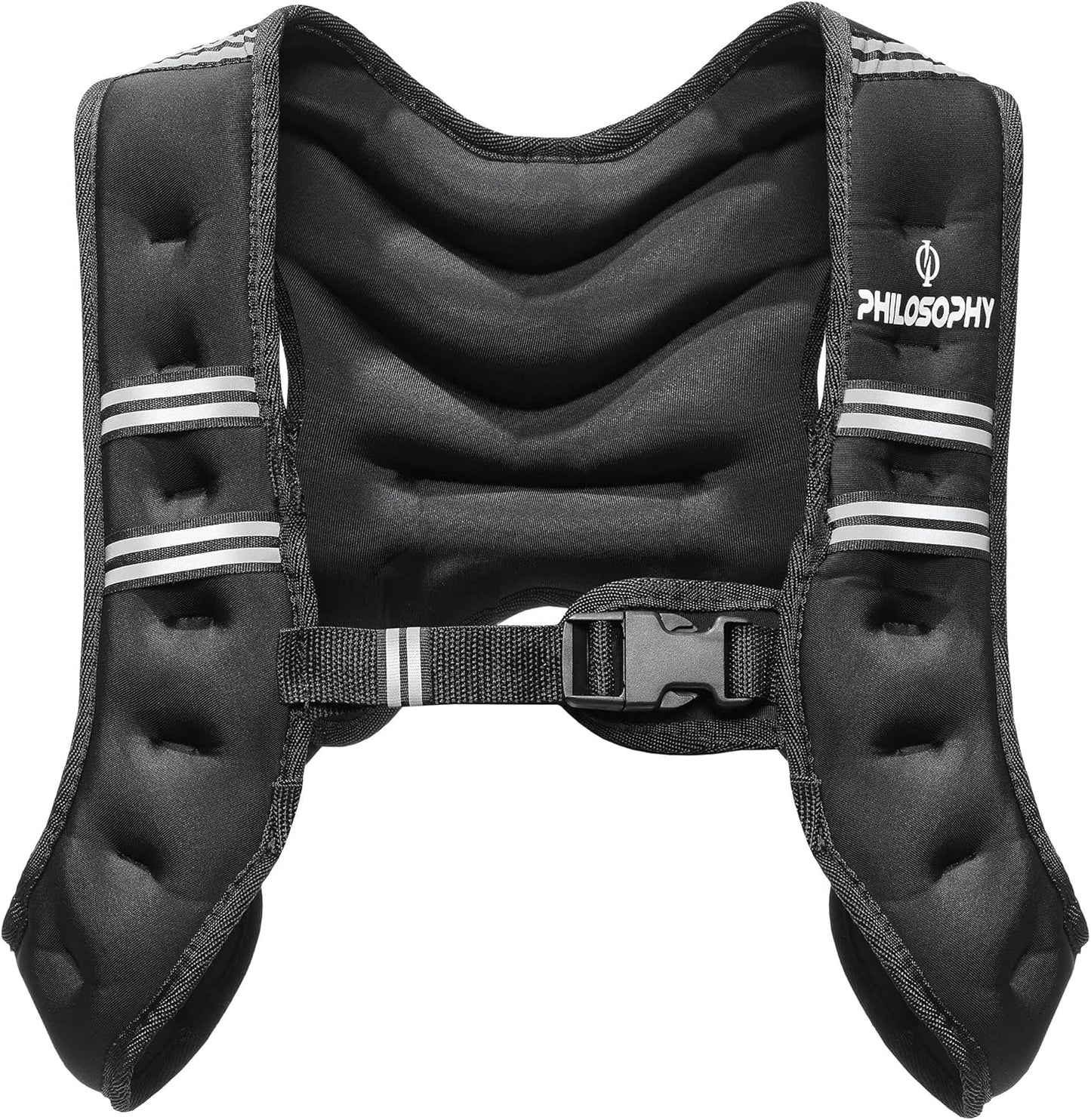 Philosophy Gym Weighted Workout Vest - Enhance Strength Training with Comfortable Fit | Adjustable Size